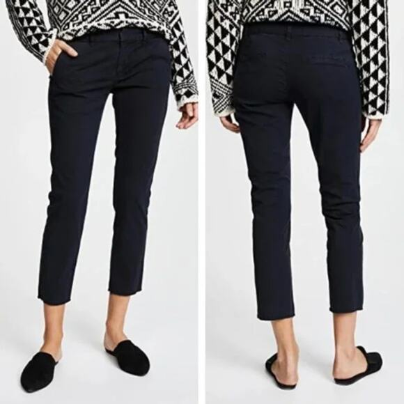 Nili Lotan East Hampton Crop Pants in Black US‎ 0 Dark Casual Trousers Office - Picture 7 of 7